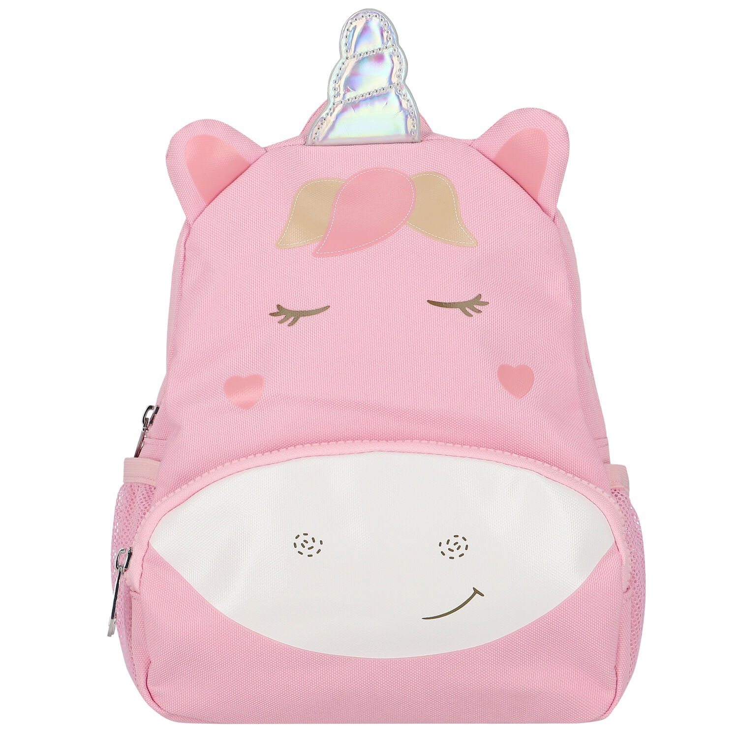 Girls Pink Unicorn Backpack, 1, hi-res image number null